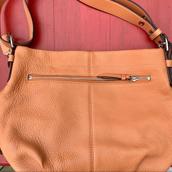 Coach Duffle Pebbled Leather Shoulder Bag - Picture 4 of 6